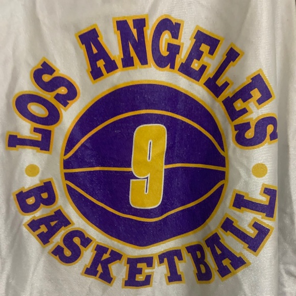 Vintage LA Lakers Nick Van Exel Starter Reversible Practice Jersey Size Large 48 - Picture 4 of 8